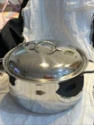 Belgique Stainless Steel Cookware 6 Qt Stock Pot Tools Of The Trade With Lid Used. Price: $29.00.