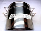 Viking 3-PLY Stainless Steel Stock Pot With Glass Lid & Pasta Insert, 8 Qt, New. Price: $149.99.