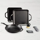 Lodge Chef Cast Iron 6-PIECE Cookware Set-williams Sonoma 34095 New. Price: $88.99.