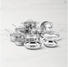 Cuisinart Chef's Classic Stainless Steel 17-PIECE Cookware Set Pots & Pans New. Price: $142.46.