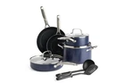 Blue Diamond 10 Piece Nonstick Cookware Set, Ceramic Pots & Pans, Dis... New. Price: $141.56.