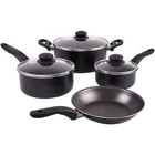 Mainstays 7 Piece Cookware Set Nonstick Kitchen Pots & Pans New. Price: $32.85.