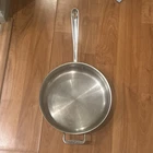 All-clad 11 3QT D3 Stainless Steel Saute Pan W/ Helper Handle Usa Used. Price: $53.95.