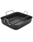 Calphalon Premier Hard-anodized Nonstick 16IN Roasting Pan With Rack Metallic New. Price: $39.99.