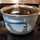 Rachael Ray Porcelain Cookware Durable Non-stick Performance 6 Qt, QQQ17T Pot Used. Price: $21.50.