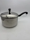 Farberware Classic Stainless Steel Sauce Pan With Lid, 3 Quart, Silver Vgc Used. Price: $19.95.