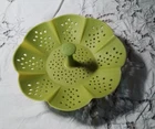 Joie Silicone Green Food Steamer Basket Used. Price: $6.50.
