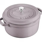 Staub 11024107 4QT Round Cocotte - White New. Price: $139.99.