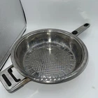 Berghoff 18/10 Edelstahl Frying Pan - In. Skillet Wide Heavy Textured Used. Price: $28.25.