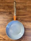 Descoware 23-A 20 Belgium Flame Orange Cast Iron Enamel Skillet Pan No Lid 8 Used. Price: $25.00.
