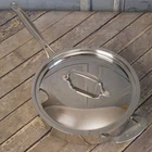 Cuisinart Cookware Stainless Steel 3.5 Quart Saute Pan With Lid 733-24H Clean Used. Price: $79.99.