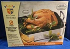 Everyday Non-stick Aluminum Roaster W/ Removable V-rack Used. Price: $20.00.