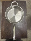 Cuisinart Saut Skillet 7333-24HG Pan Stainless Steel No Lid Used. Price: $19.95.