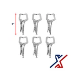 Pc Set Of 6" Un-padded C-clamp Locking Plier / Vise-grips By X1 Tools New. Price: $53.70.