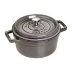 Staub Cast Iron Round Cocotte Graphite Grey, 2.75-QT, Made In France New. Price: $219.95.