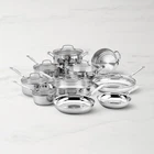 Cuisinart Chef's Classic Stainless-steel 17-PIECE Cookware Set New. Price: $216.99.
