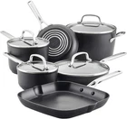 Hard Anodized Induction Nonstick Cookware Pots And Pans Set, 10 Piece, Matte Bla New. Price: $477.99.