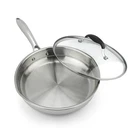 Avacraft 18/10 Inch Stainless Steel Frying Pan With Lid, Side Sp... Fast Ship New. Price: $86.90.