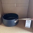 All-clad HA1 Hard Anodized Nonstick 3.5 Quart Sauce Pan With Glass Lid Read Desc New. Price: $45.00.