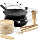 Nuwave Mosaic Induction Wok, Temp Control 100 F-575 W/ Bamboo Access New. Price: $308.99.