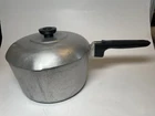 Vtg Wagner Ware Magnalite Qt Sauce Pot With Lid Double Spouts #4684P Used. Price: $80.00.