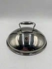 Belgique Stainless Steel Domed Pot Pan Lid 3/8 Od 6 7/8 Side Vent Used. Price: $11.99.