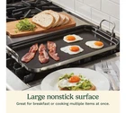 New Cuisinart Griddle Skillet, Nonstick Double Burner, 10X18-INCH. Price: $106.73.