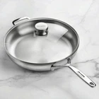 Demeyeree 5-PLUS 12.5" Stainless Steel Fry Pan With Glass Lid No Import Fees New. Price: $222.85.