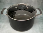 Viking 6 Qt Dutch Oven Pot W/lid Hard Anodized Nonstick Black Used. Price: $40.00.