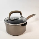 Circulon Premier Professional 3QT Sauce Pan Straining Lid Induction Used. Price: $44.99.