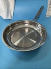 Cuisinart Stainless Steel 8 Skillet Frying Pan 722-20 Induction Ready Used. Price: $25.99.