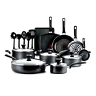 T-fal Ultimate Hard Anodized Nonstick 20 Piece Cookware Set, Grey New. Price: $300.00.