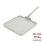 X Bobby Flay Nonstick Square Griddle Pan, 11" Cream New. Price: $57.20.