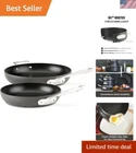 HA1 Hard Anodized Nonstick Fry Pan Set Piece, 10, 12 Inch Induction Oven Br... New. Price: $311.88.