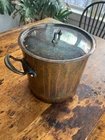 Mauviel Copper 9.9 Qt Stock Pot With Lid Used. Price: $375.00.