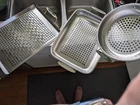 All-clad Stainless-steel Outdoor Square Grilling Basket & Tray Used. Price: $105.00.