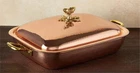 Ruffoni Historia Hammered Copper 5.5 Qt Rectangular Roasting Pan Acorn Knob New. Price: $545.00.