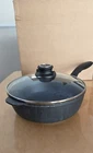 Swiss Diamond Hd Nonstick Saute Pan With Glass Lid 5.8 Qt (12.5") Used. Price: $30.00.