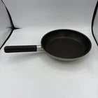 Ikea Skillet Frying Pan Non Stick Stainless Steel 18/10 Lid Used. Price: $19.99.