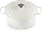 Creuset Enameled Cast Iron Signature Round Dutch Oven 7.25 Qt. White Open Bo New. Price: $459.99.