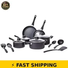 Amazon Basics Non-stick Cookware 15-PIECE Set, Black New. Price: $110.99.