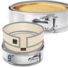 Pet Desserts Stainless Steel Springform Pan 9 Inch, With 2 Reusable Non- New. Price: $30.45.