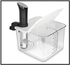 Everie Hinged Collapsible Sous Vide Container Lid Compatible With Anova Culin New. Price: $14.19.