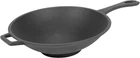 7437 Cast Iron Wok W/ Helper Handle Features Sloping Sides Rounded Interior New. Price: $59.64.