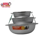 Imusa 1.5/2.5/5.2QT Cast Aluminum Caldero 3PC Set - 18/22/28CM New. Price: $58.46.