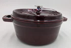 Staub Cast Iron Round 24CM, 3.7L, 3.9 Qt Cocotte Dutch Oven Color Grenadine New. Price: $242.23.