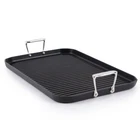 All-clad HA1 Expert Nonstick Double-burner Grill Pan New. Price: $100.00.