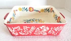 The Pioneer Woman Mazie Bird Square Baking Dish 1.8 Qt. 8X8 New & Discontinued. Price: $32.99.