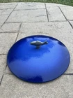 Staub Sapphire Blue Htf 28CM Fish Cast Iron Vintage Just The Lid Used. Price: $99.99.