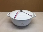 Staub Cast Iron Dutch Oven, 3.75QT, Serves 3-4, Made In France, White New. Price: $249.95.